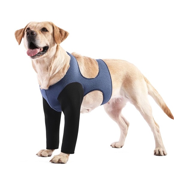 Dog Sleeves for Wounds Both Front Legs, Abrasion Resistant Recovery Size Small - Picture 1 of 8